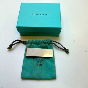 Tiffany & Co. Sterling Silver Vintage Men’s Money Clip-pouch-box-17.9 grams